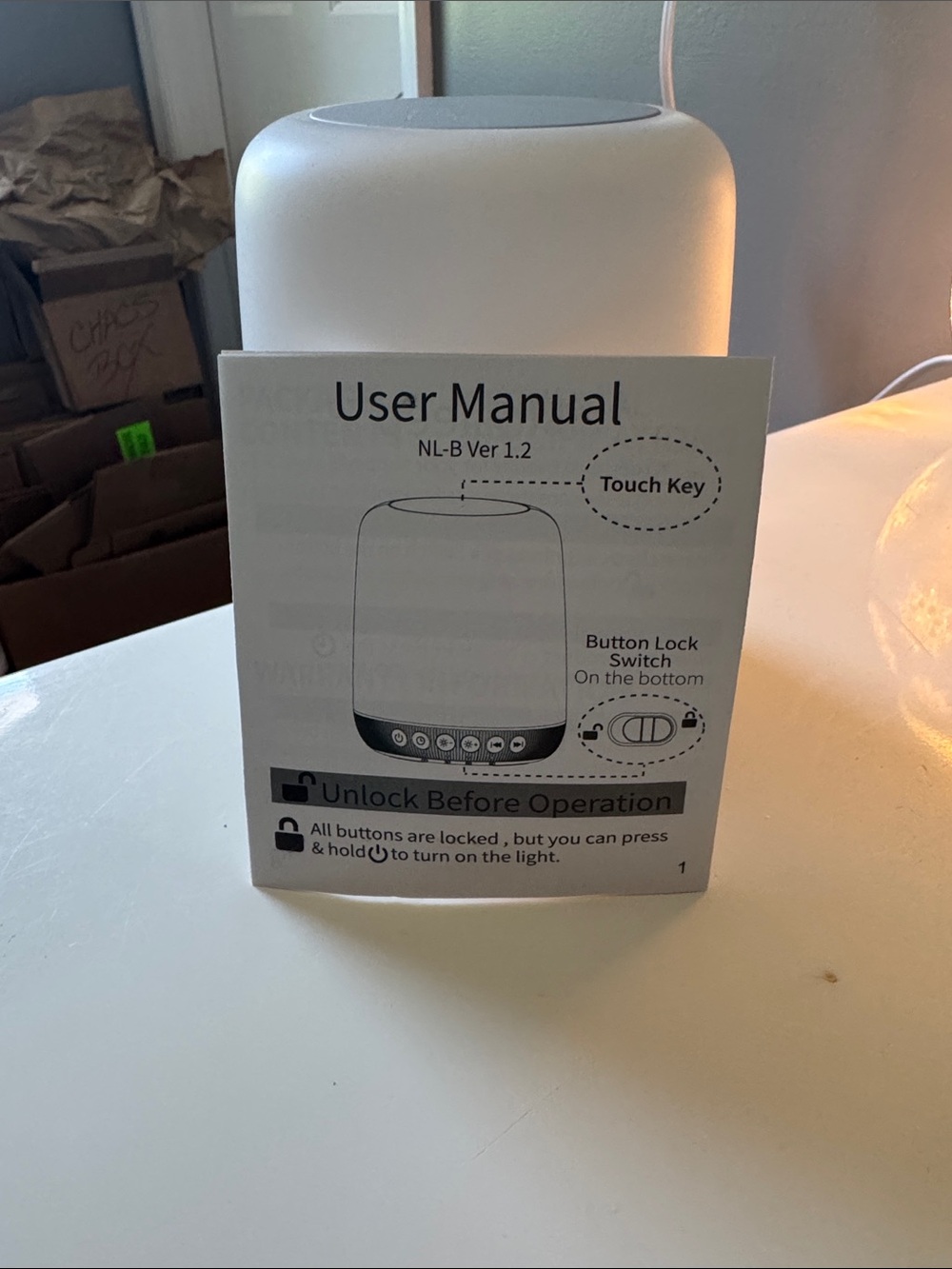 White Aromatherapy Diffuser - Brand Not Visible